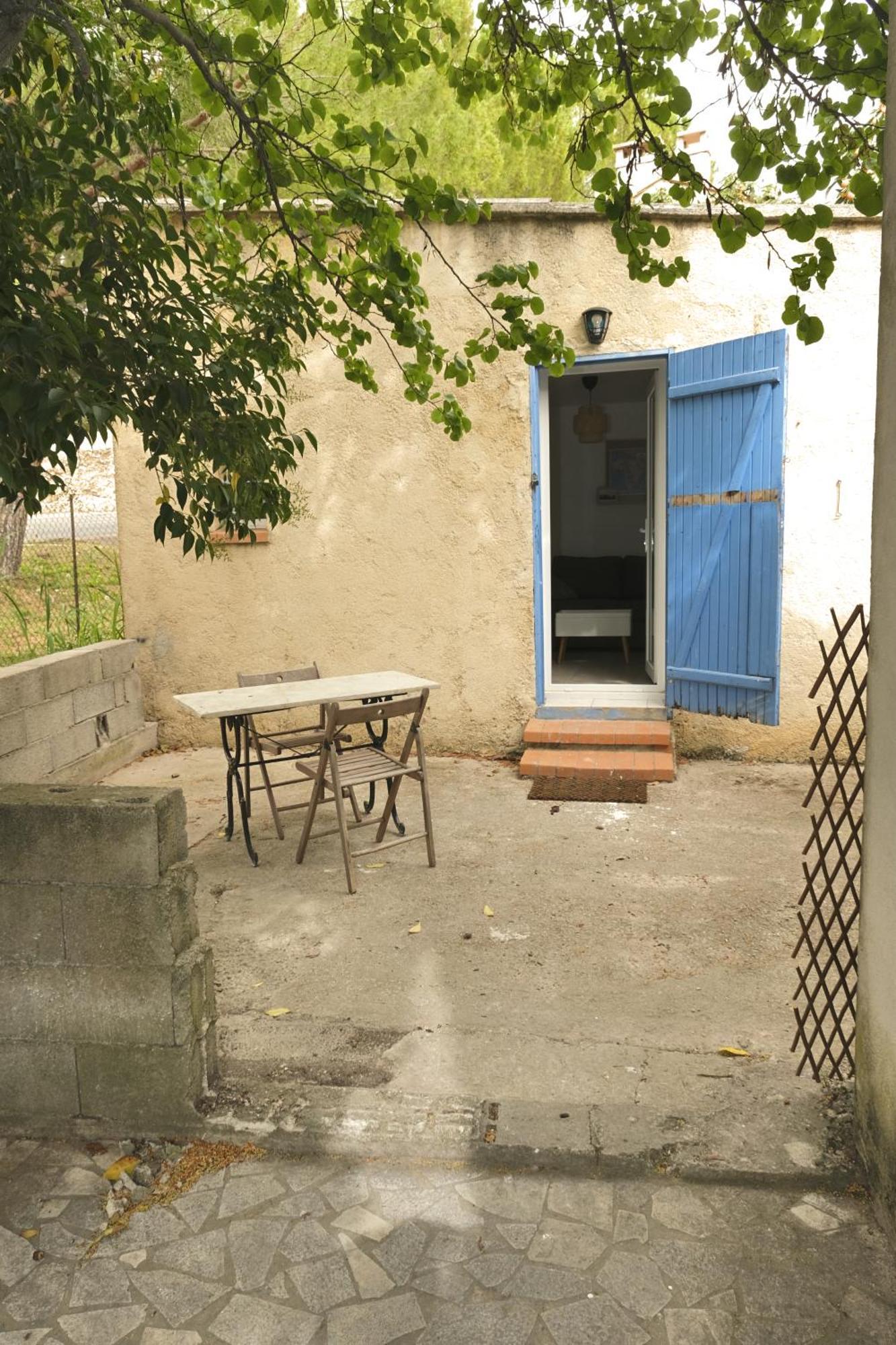 Studio Independant Avec Jardin Bouc-Bel-Air Exterior foto